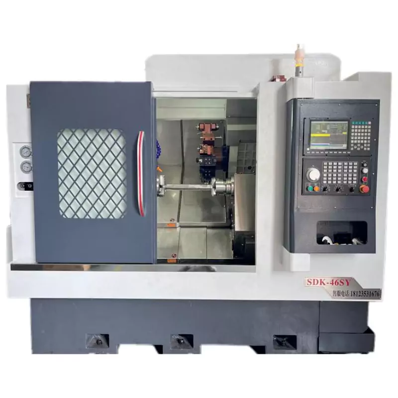 Dual-Spindle Y-Axis Interpolated Single-Turret CNC Machine